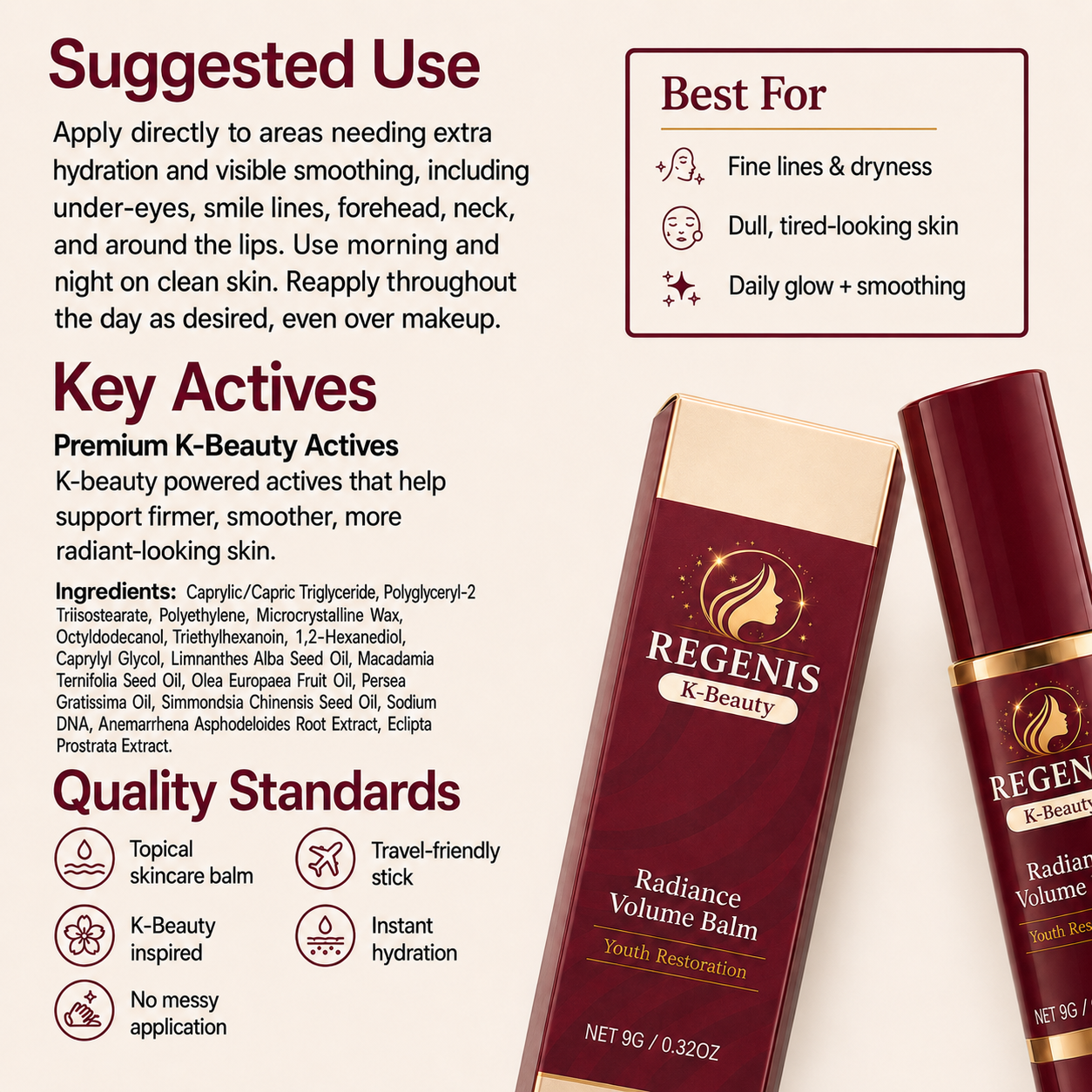 Regenis K-Beauty Balm