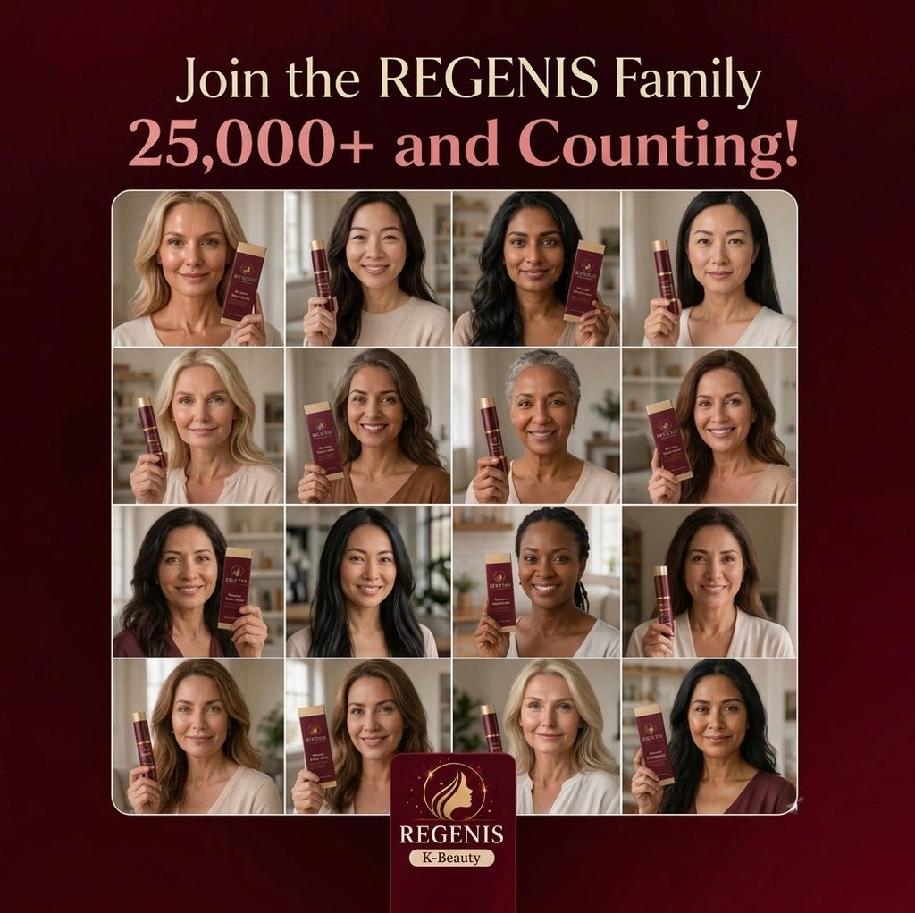 Regenis K-Beauty Balm application on skin