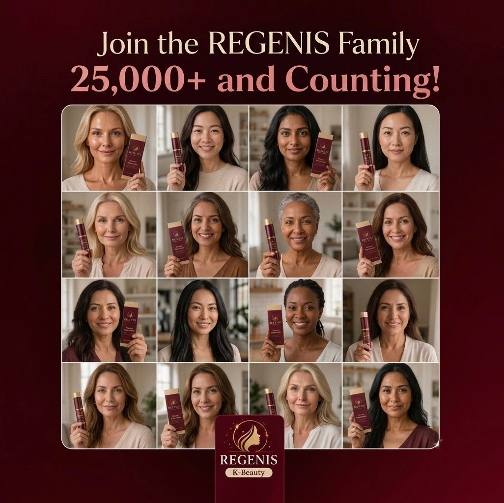 Regenis K-Beauty Balm application on skin