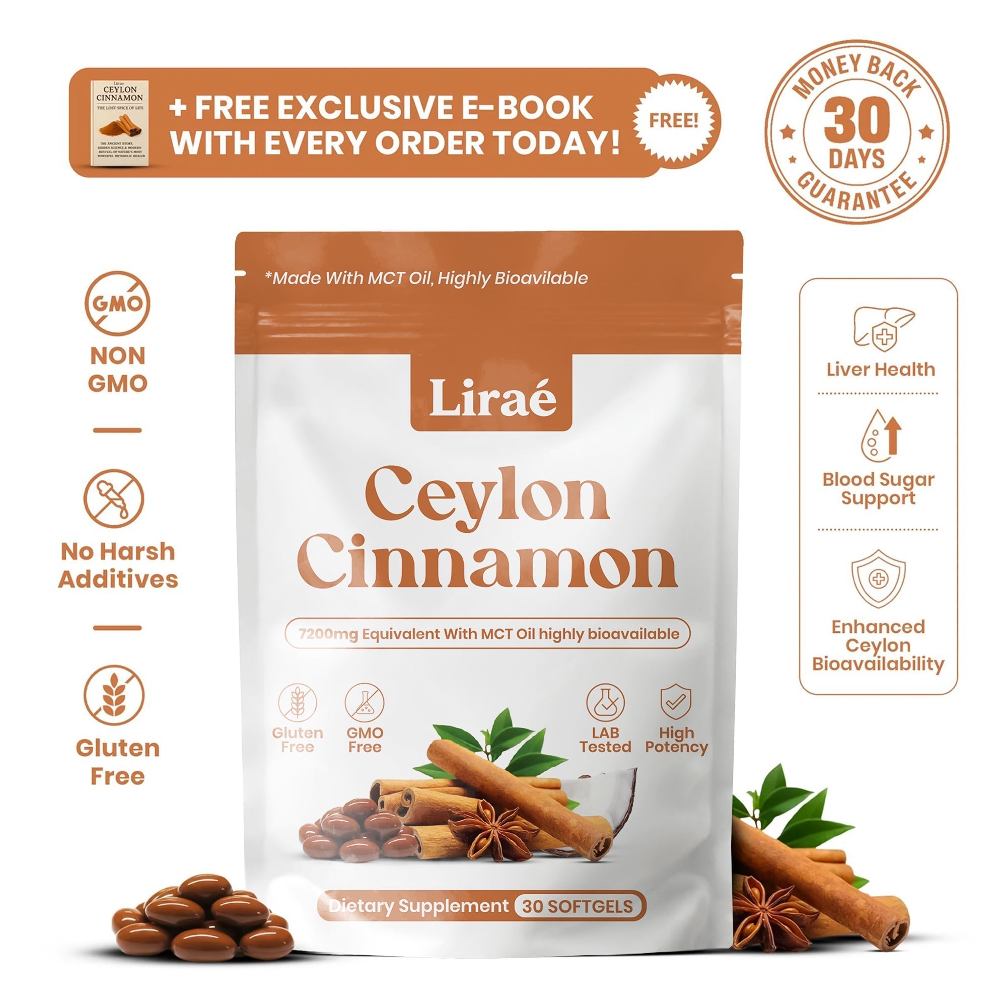 Regenis Ceylon Cinnamon 7200mg - Infographic