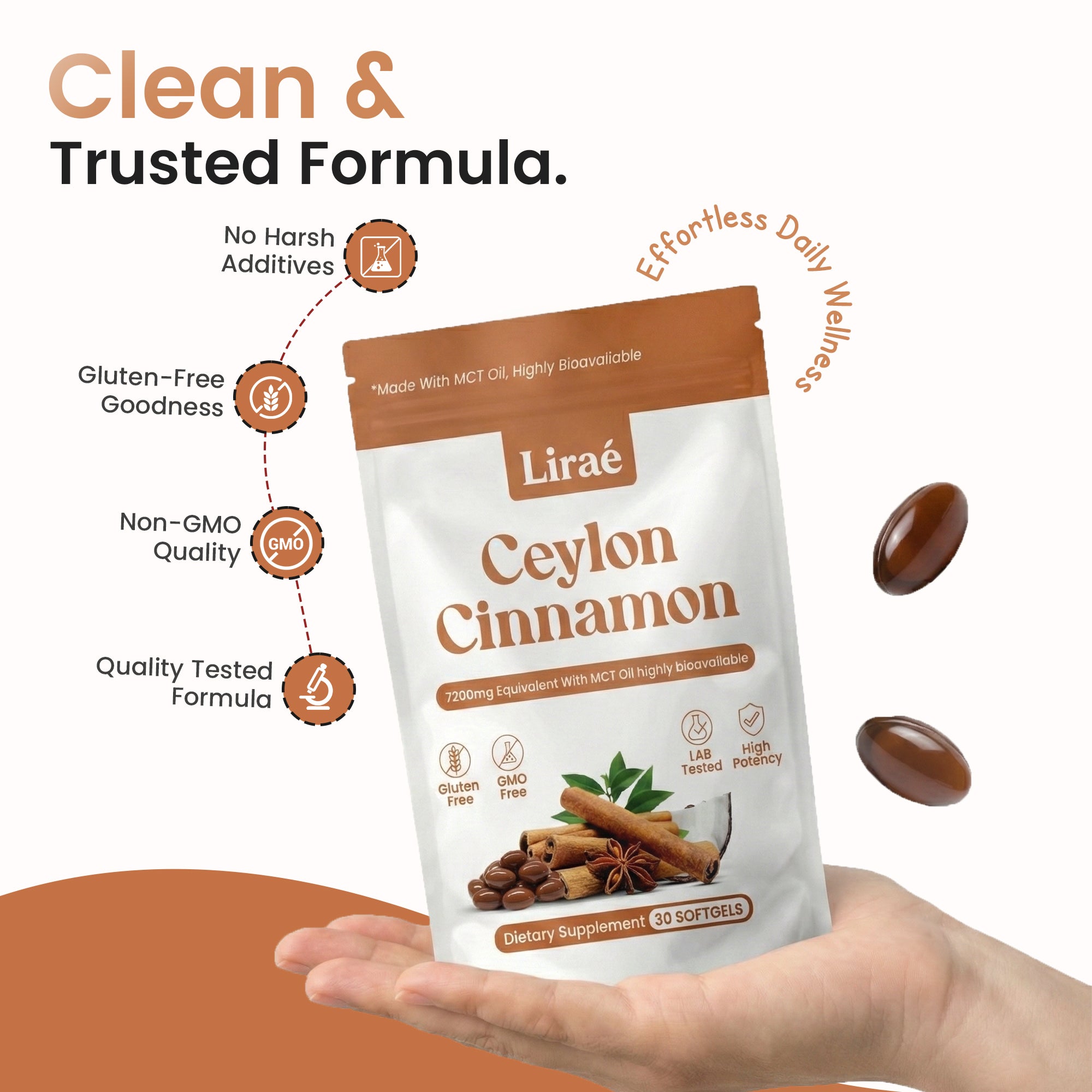 Regenis Ceylon Cinnamon 7200mg - Supplement Facts