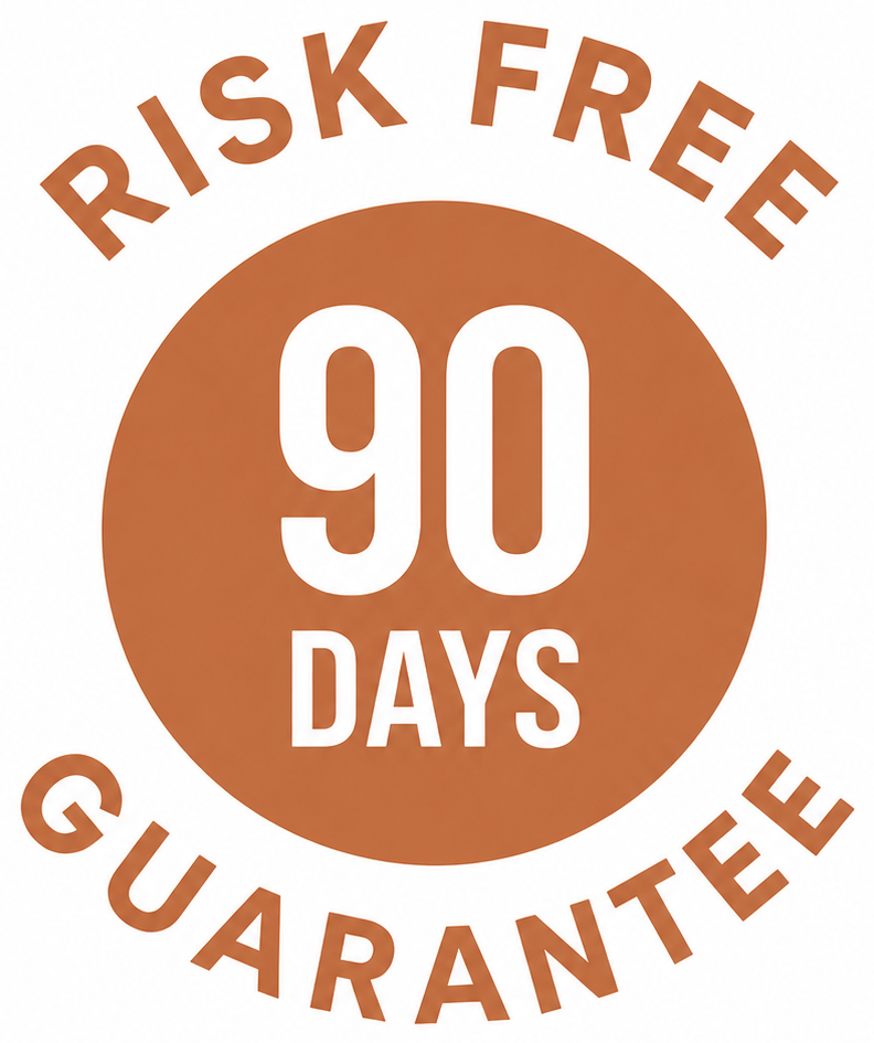 Risk-free 90 day guarantee